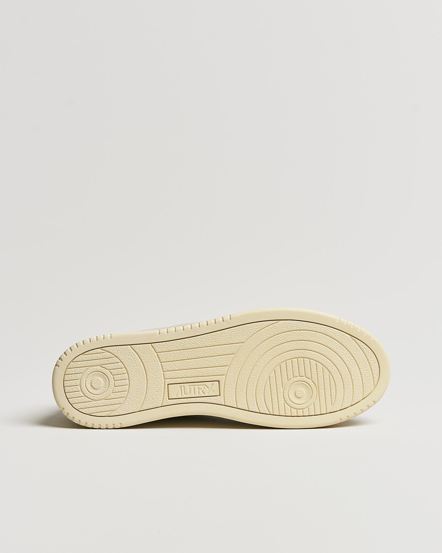 Herr | Autry Medalist Low Suede Sneaker Grey/Cream | Autry | Medalist Low Suede Sneaker Grey/Cream