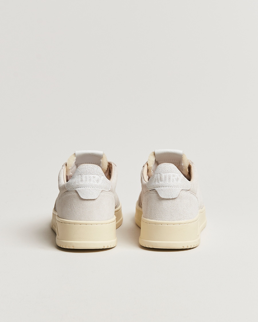 Herr | Autry Medalist Low Suede Sneaker Cream | Autry | Medalist Low Suede Sneaker Cream