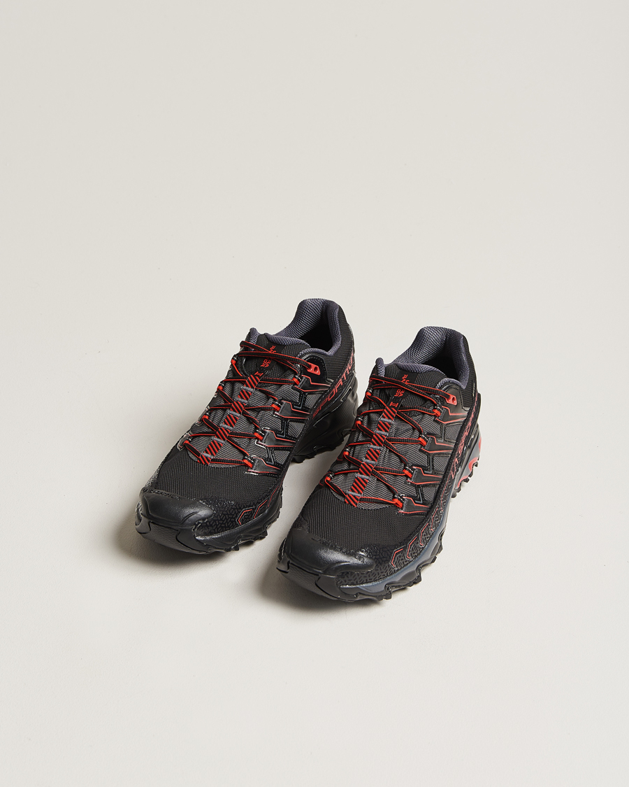 Herr | La Sportiva Ultra Raptor II GTX Trail Running Shoes Black/Goji | La Sportiva | Ultra Raptor II GTX Trail Running Shoes Black/Goji