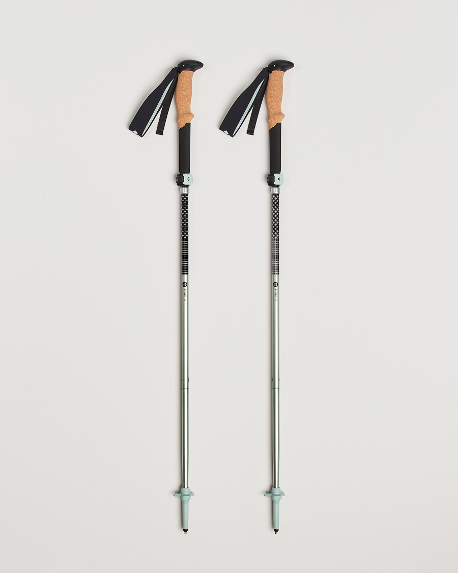 Herr | Sportutrustning | Black Diamond | Distance FLZ Trekking Poles Black/Foam Green
