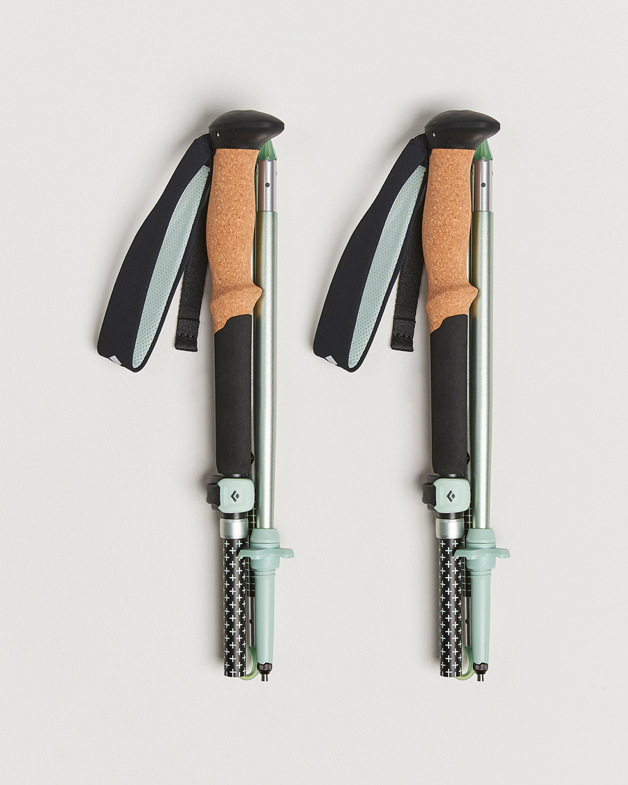 Herr | Sportutrustning | Black Diamond | Distance FLZ Trekking Poles Black/Foam Green