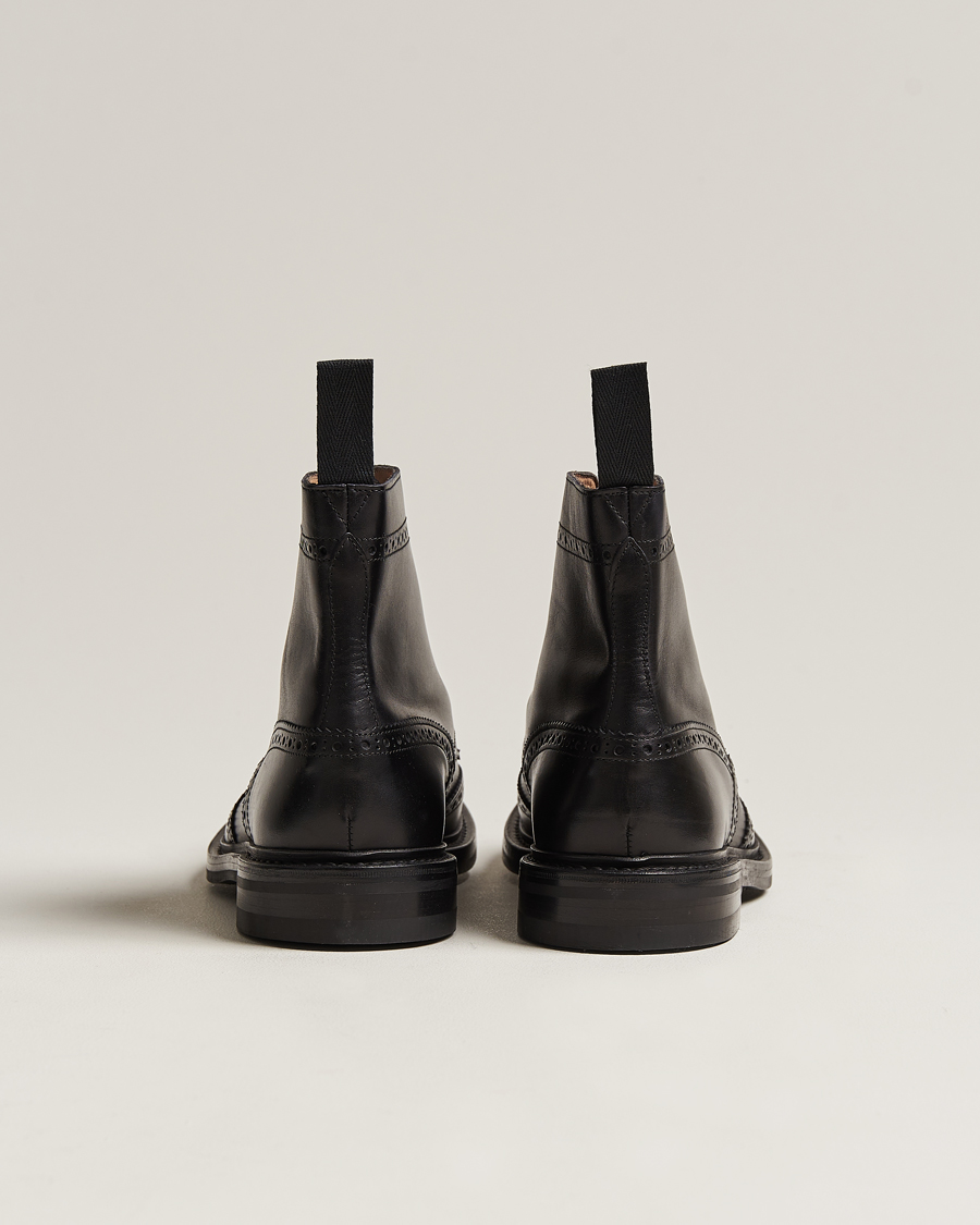 Herr | Kängor | Tricker's | Stow Dainite Country Boots Black Calf