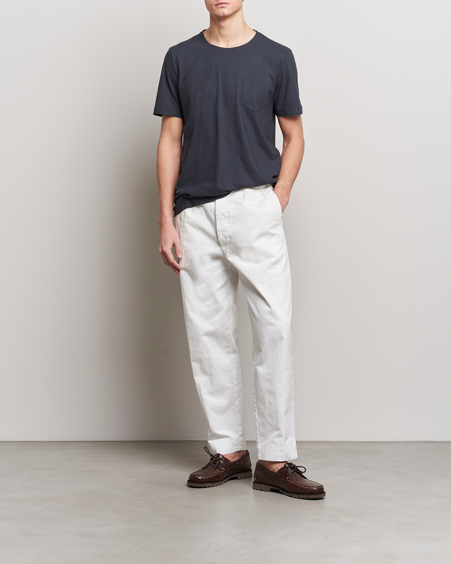 Herr | T-Shirts | Massimo Alba | Panarea Watercolor T-Shirt Black