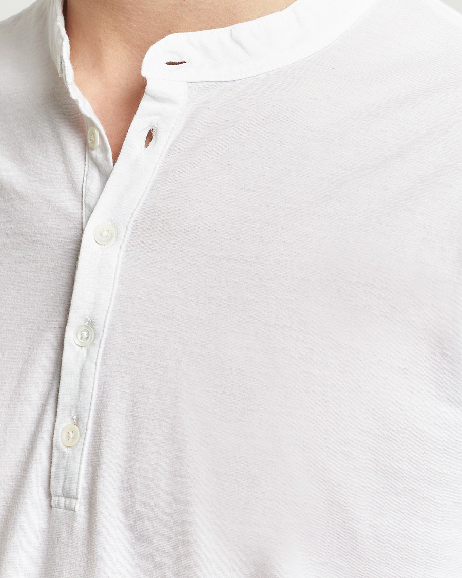 Herr | Tröjor | Massimo Alba | Hawai Watercolor Henley White