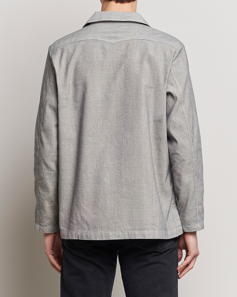 Herr | Jackor | Massimo Alba | Florida Cotton/Linen Shirt Jacket Light Grey