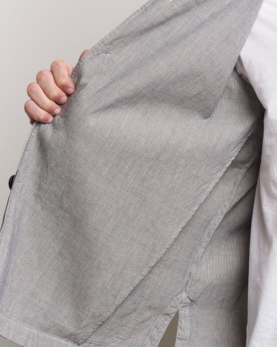 Herr | Jackor | Massimo Alba | Florida Cotton/Linen Shirt Jacket Light Grey