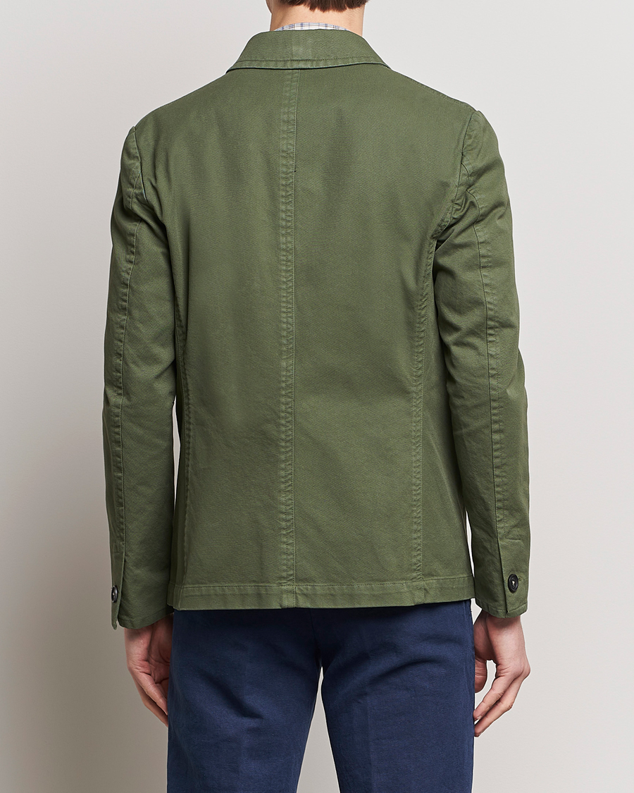 Herr | Jackor | Massimo Alba | Solex Cotton Work Jacket Military Green