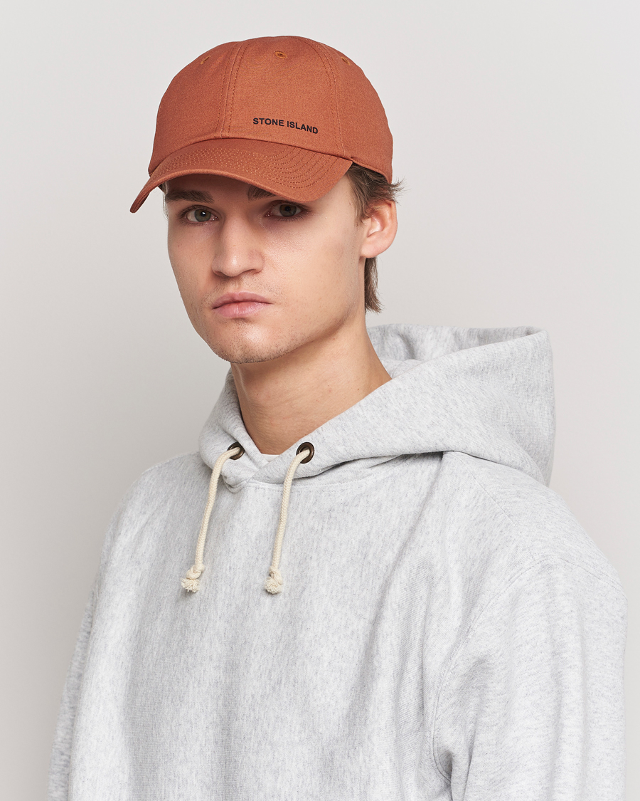 Herr | Stone Island Small Logo Cap Rust | Stone Island | Small Logo Cap Rust