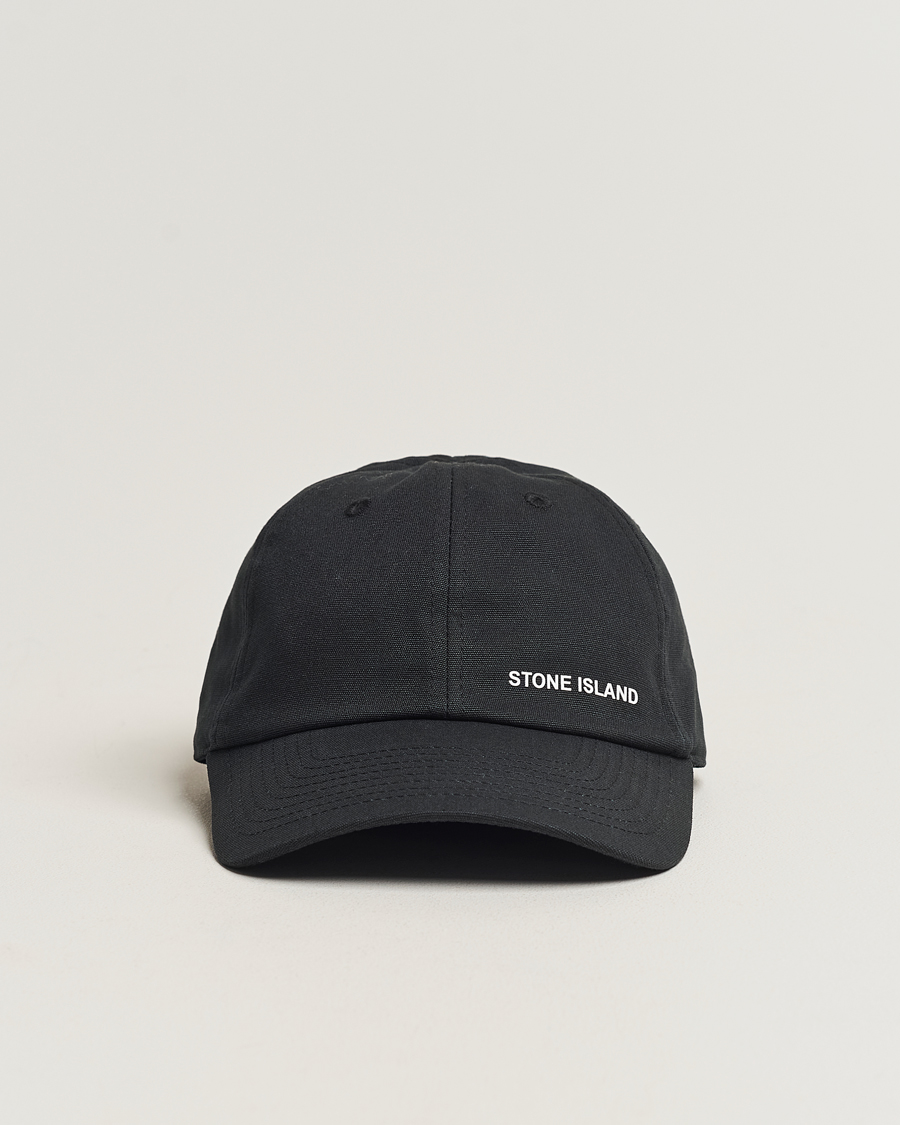Herr | Stone Island Small Logo Cap Black | Stone Island | Small Logo Cap Black