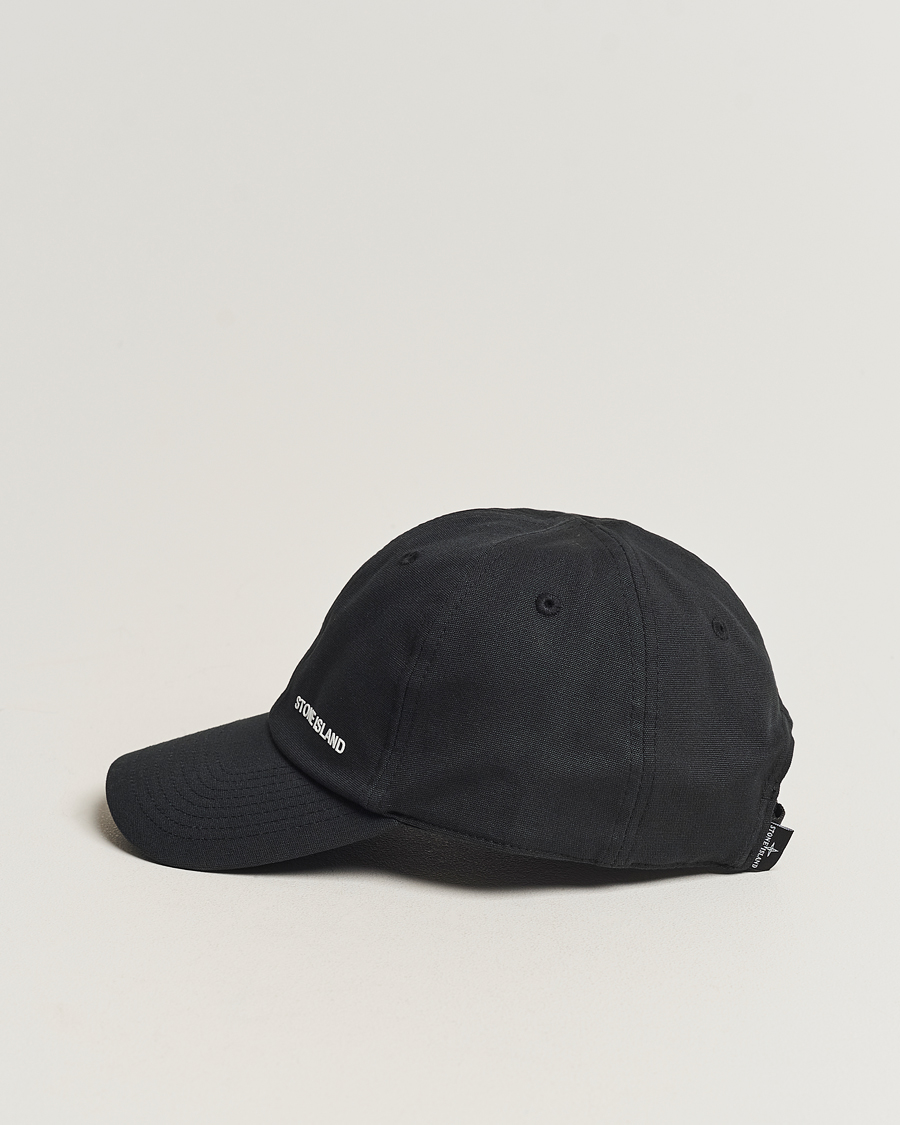 Herr | Stone Island Small Logo Cap Black | Stone Island | Small Logo Cap Black