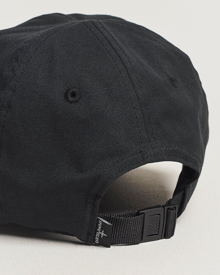 Herr | Stone Island Small Logo Cap Black | Stone Island | Small Logo Cap Black