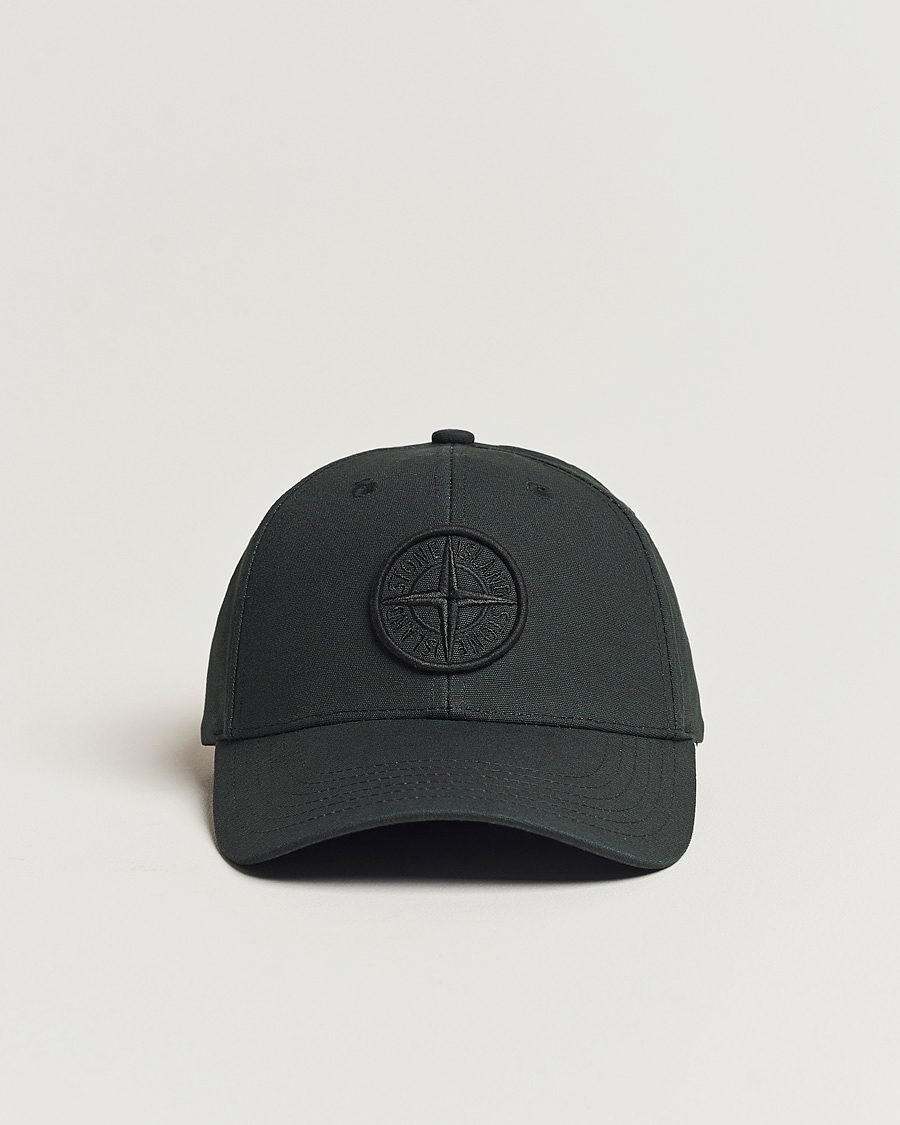 Herr | Stone Island Classic Cotton Cap Black | Stone Island | Classic Cotton Cap Black