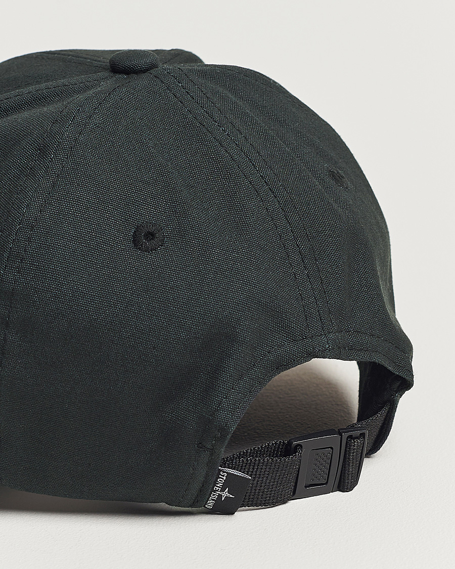 Herr | Stone Island Classic Cotton Cap Black | Stone Island | Classic Cotton Cap Black