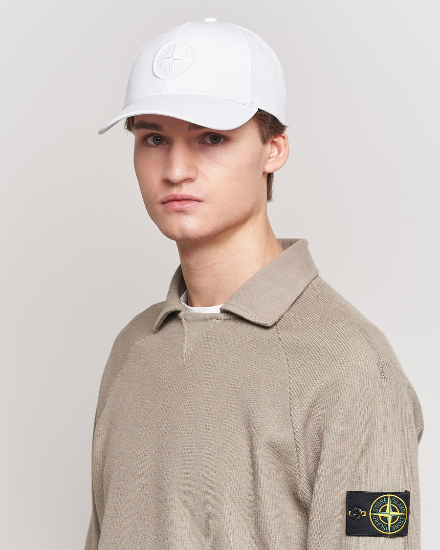 Herr |  | Stone Island | Classic Cotton Cap White