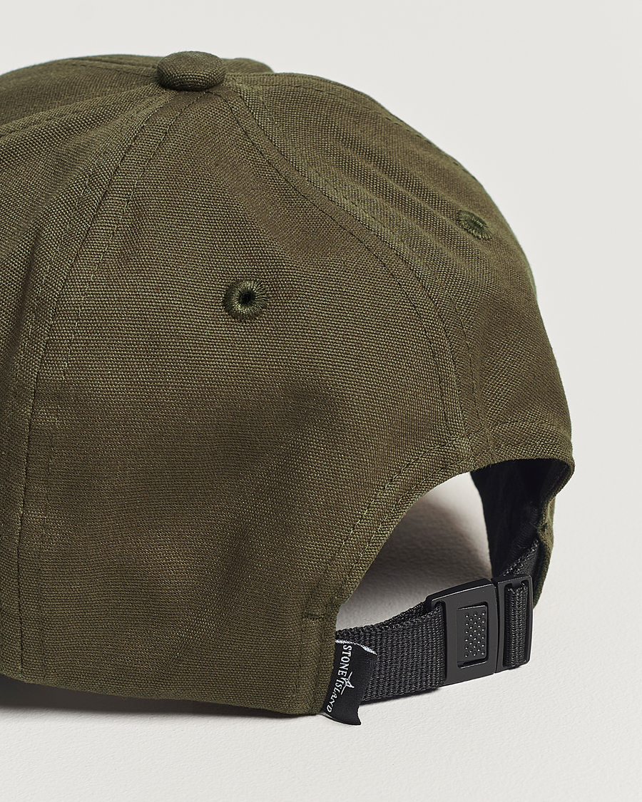 Herr | Stone Island Classic Cotton Cap Military Green | Stone Island | Classic Cotton Cap Military Green