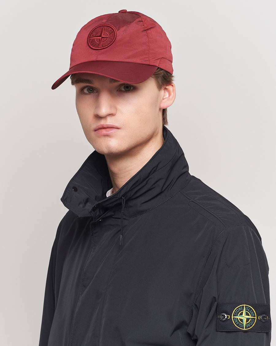 Herre | Tilbehør | Stone Island | Nylon Metal Cap Red