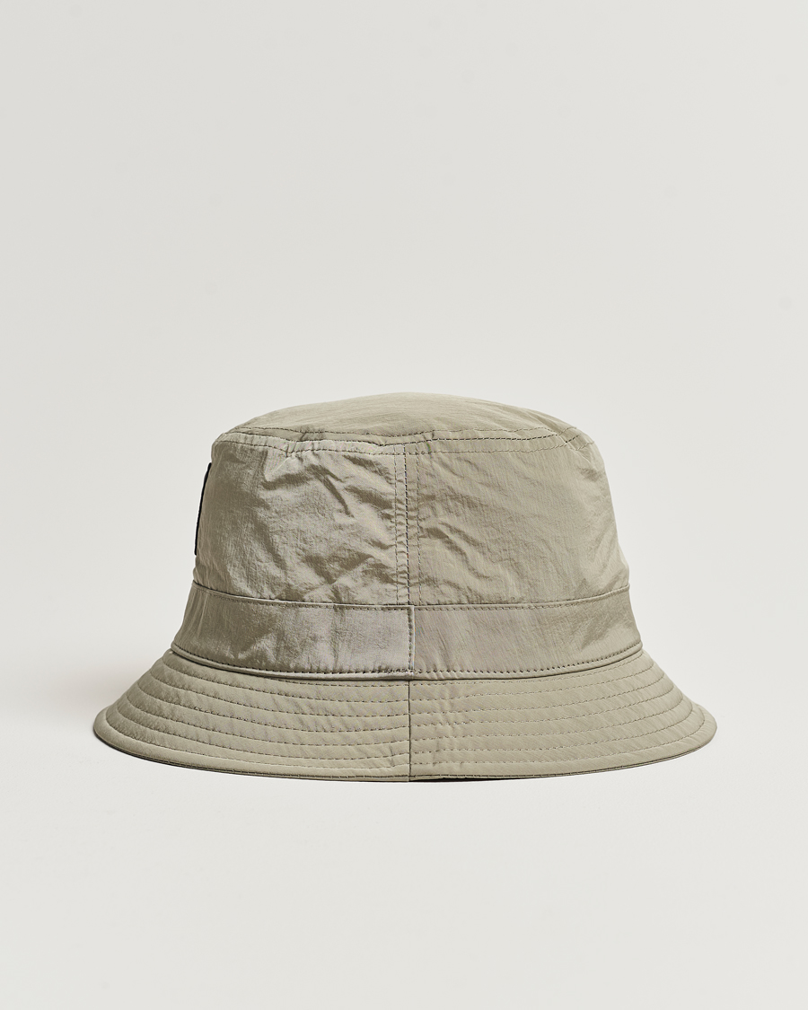 Herr | Stone Island Logo Bucket Hat Natural Beige | Stone Island | Logo Bucket Hat Natural Beige