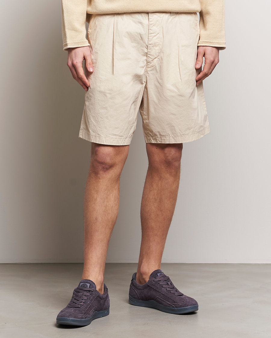 Herr |  | Stone Island | Marina Comfort Bermuda Shorts Natural Beige