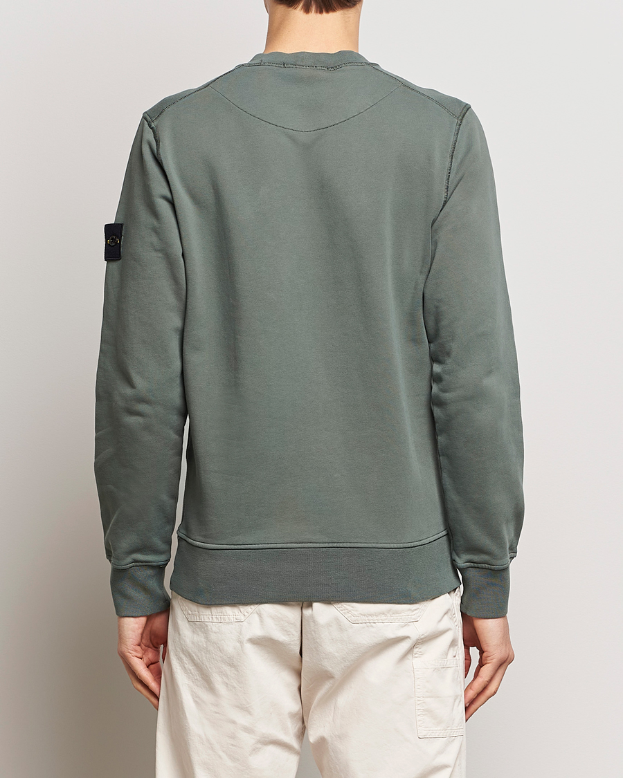 Herr | Tröjor | Stone Island | Garment Dyed Cotton Sweatshirt Musk