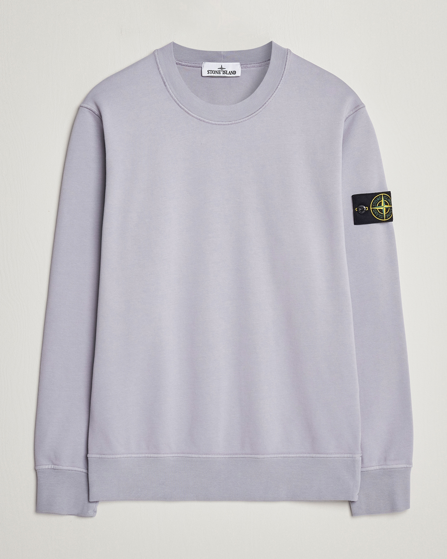 Herr | Tröjor | Stone Island | Garment Dyed Cotton Sweatshirt Dust