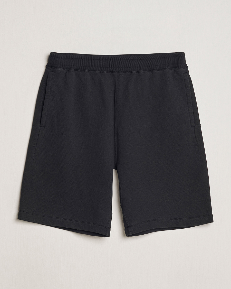 Herr | Shorts | Stone Island | Heavy Cotton Fleece Sweatshorts Black