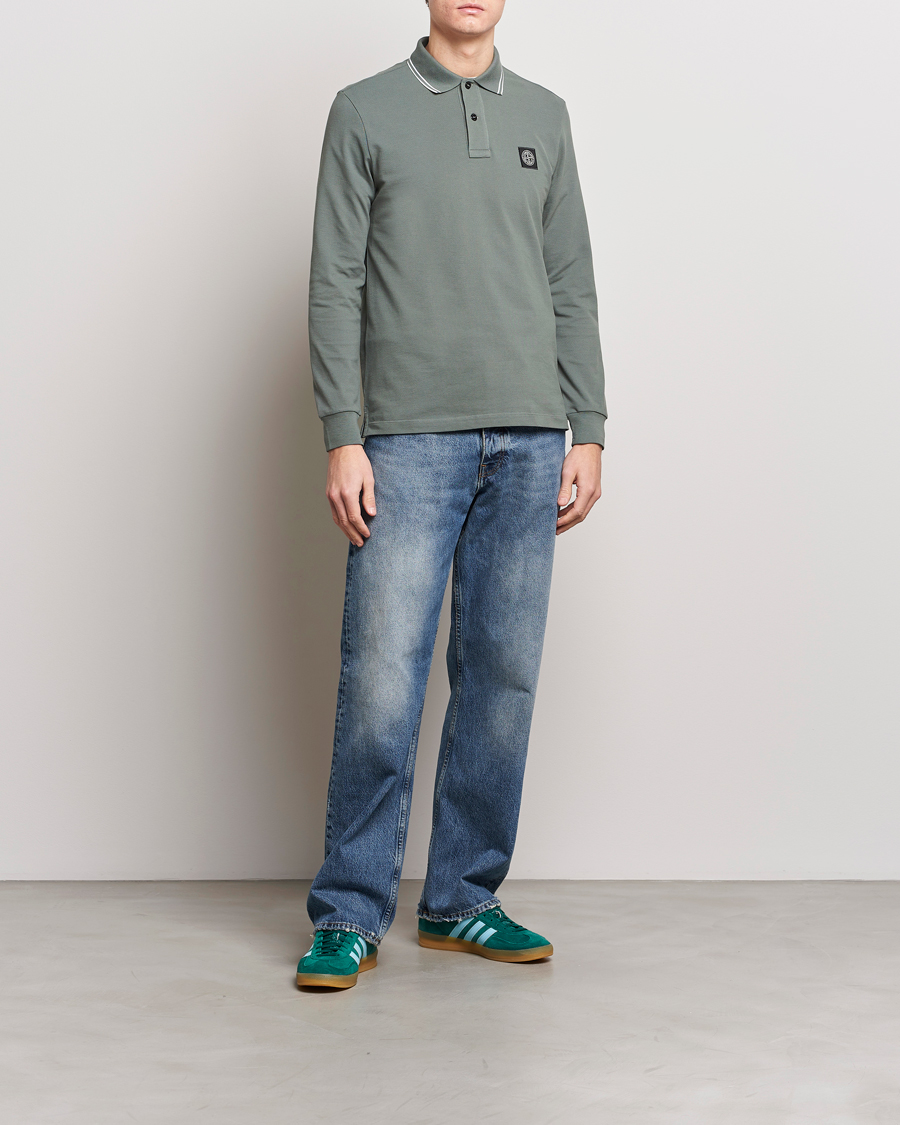 Herr | Tröjor | Stone Island | Organic Cotton Stretch Pique Musk