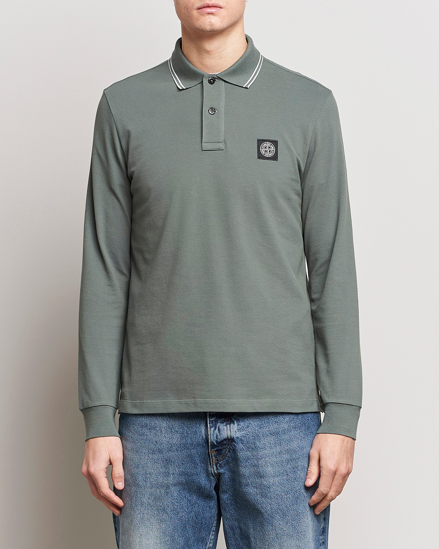 Herr | Tröjor | Stone Island | Organic Cotton Stretch Pique Musk