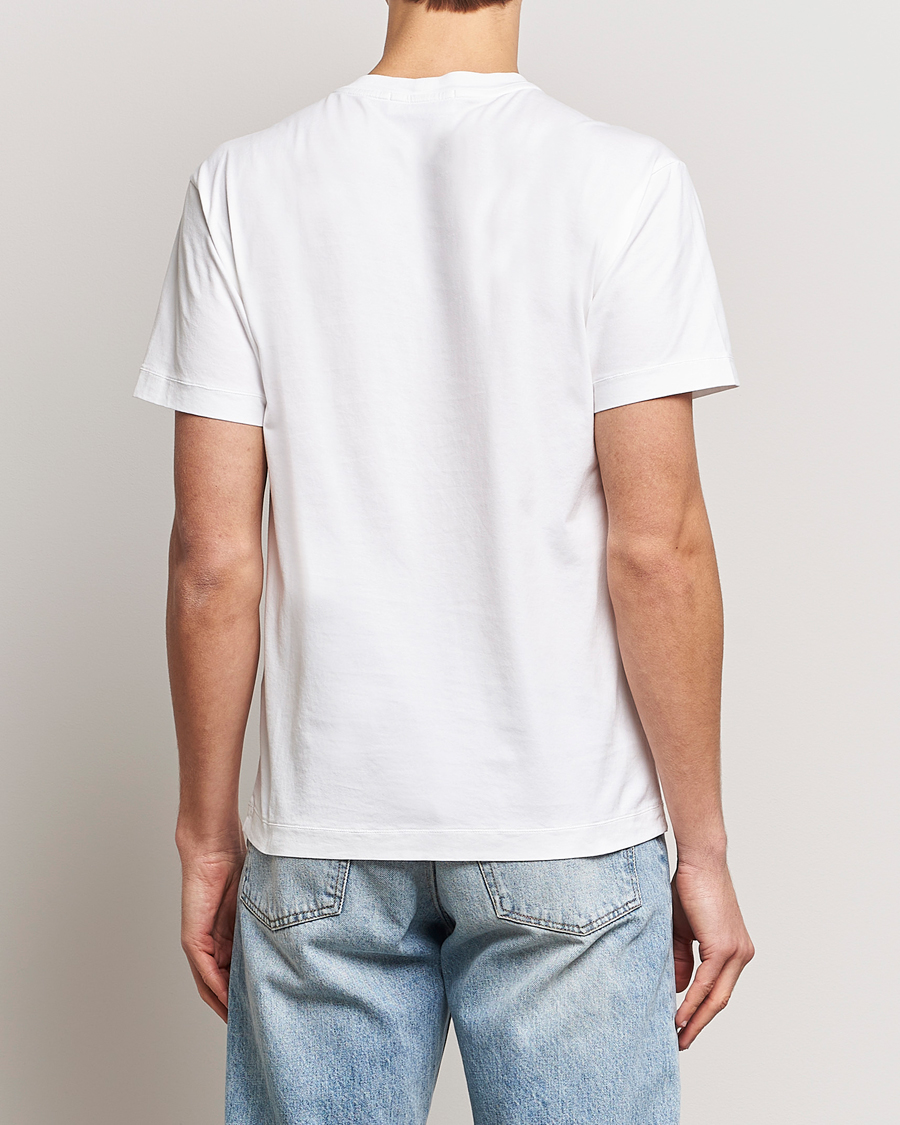 Herr | T-Shirts | Stone Island | Garment Dyed Cotton Jersey T-Shirt White