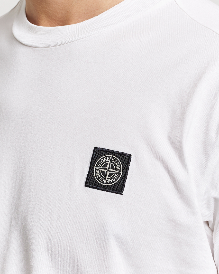 Herr | T-Shirts | Stone Island | Garment Dyed Cotton Jersey T-Shirt White