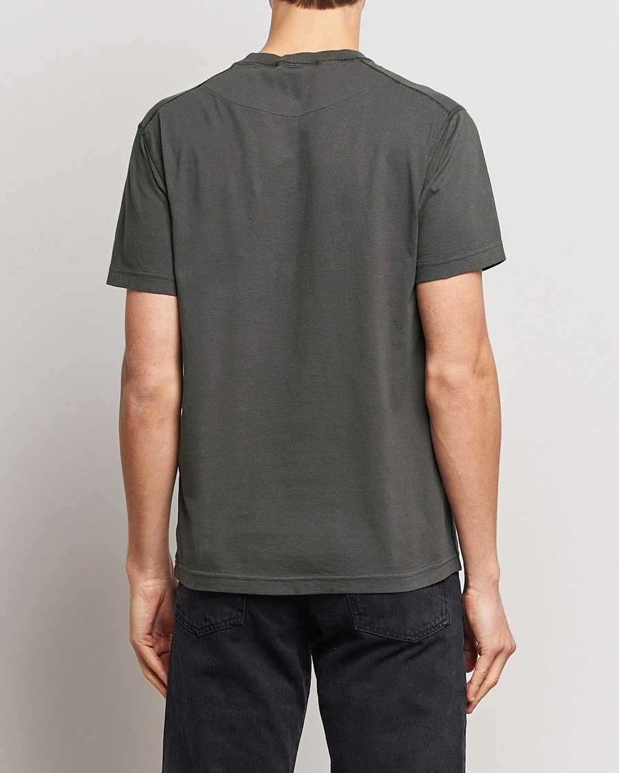 Herr | T-Shirts | Stone Island | Organic Cotton Fissato Effect T-Shirt Charcoal