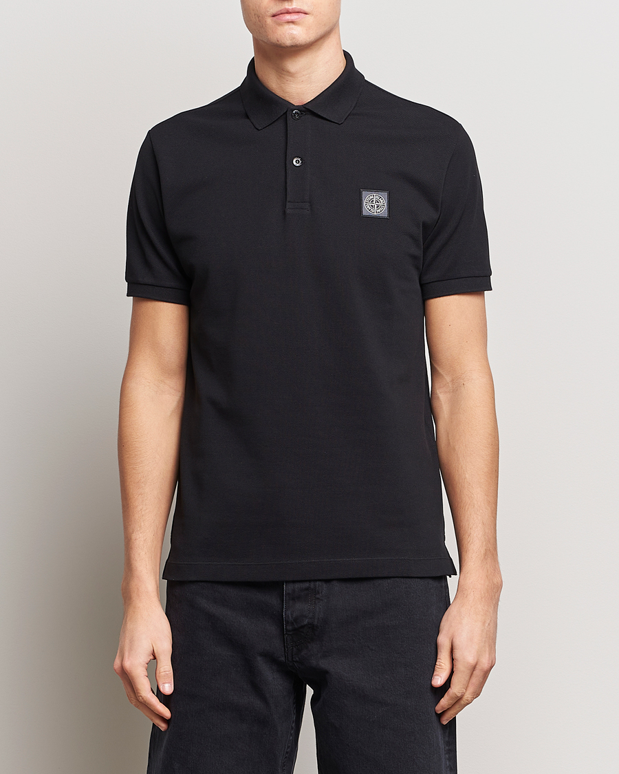 Herr | Stone Island | Stone Island | Organic Cotton Polo Black