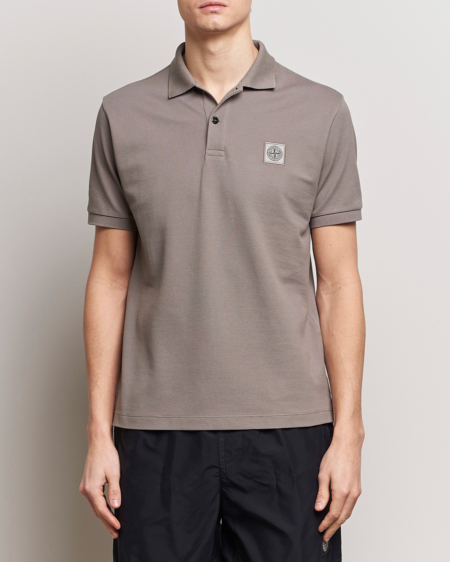 Herr | Stone Island | Stone Island | Organic Cotton Polo Dove Grey