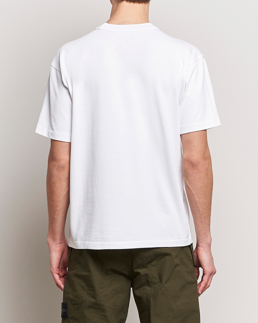 Herr | T-Shirts | Stone Island | Cotton Jersey Small Logo T-Shirt White