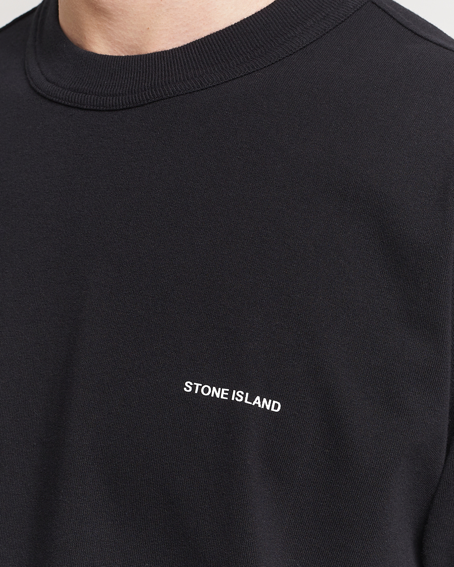 Herr | T-Shirts | Stone Island | Cotton Jersey Small Logo T-Shirt Black