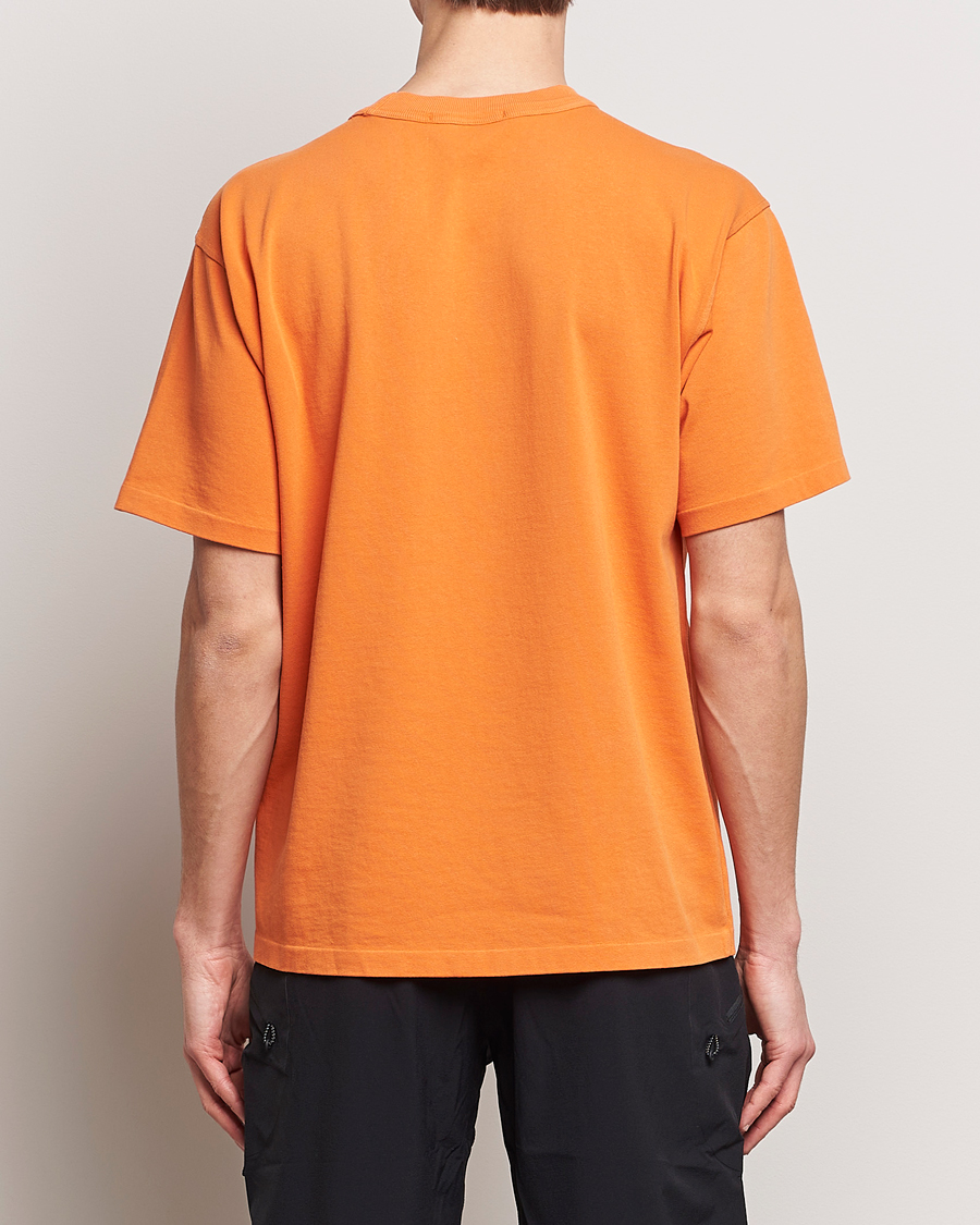 Herr | T-Shirts | Stone Island | Cotton Jersey Small Logo T-Shirt Orange