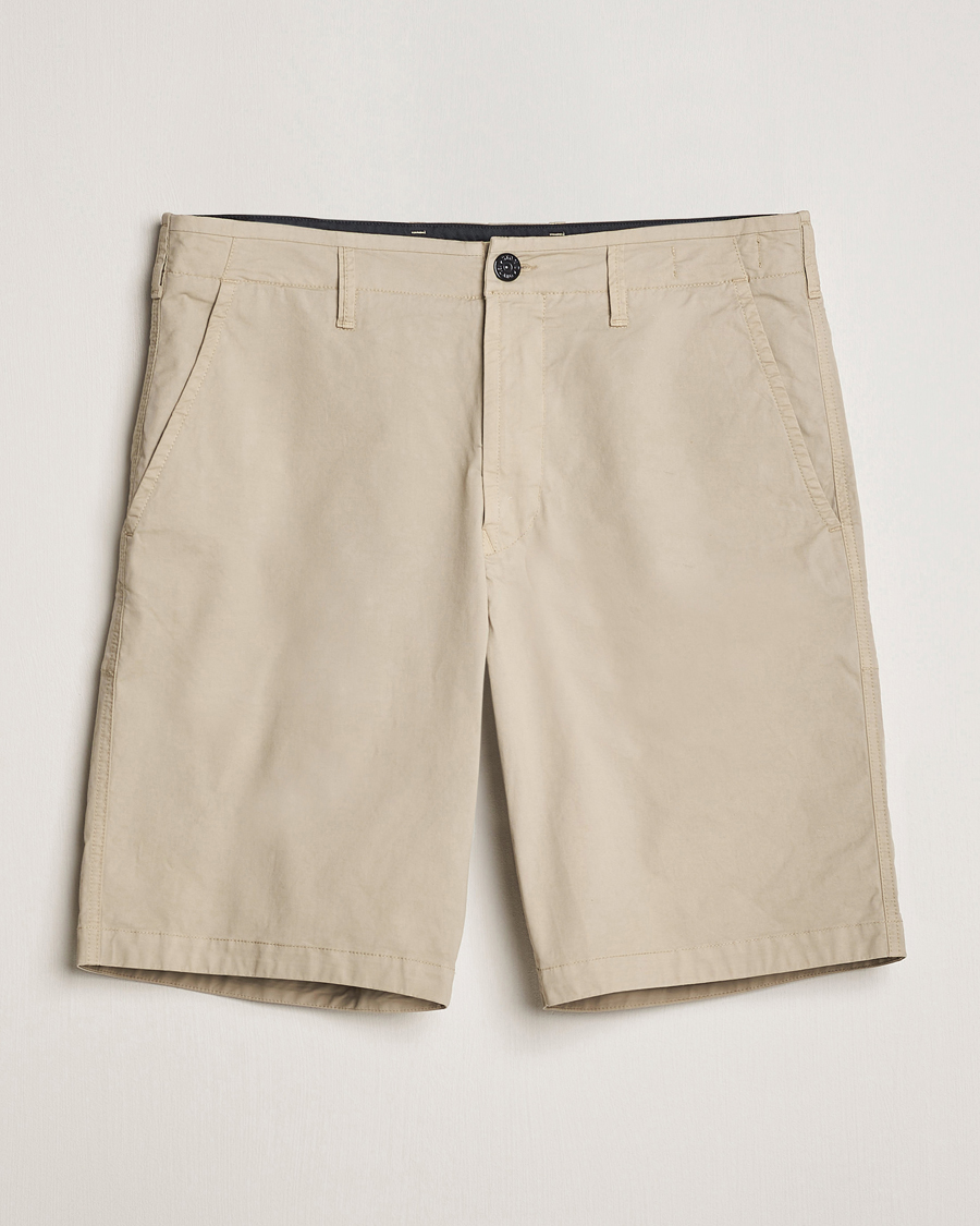 Herr | Shorts | Stone Island | Supima Cotton Twill Stretch Shorts Sand
