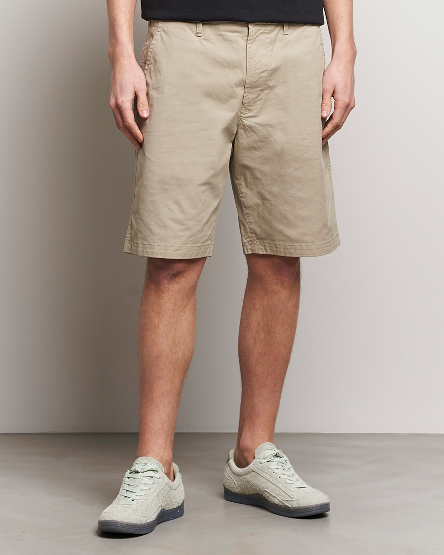 Herr | Chinosshorts | Stone Island | Supima Cotton Twill Stretch Shorts Sand