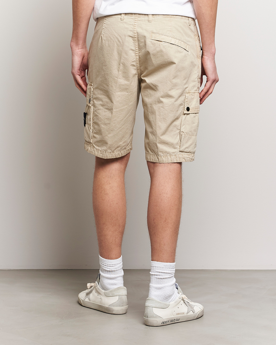 Herr | Shorts | Stone Island | Brushed Cotton Canvas Cargo Shorts Sand