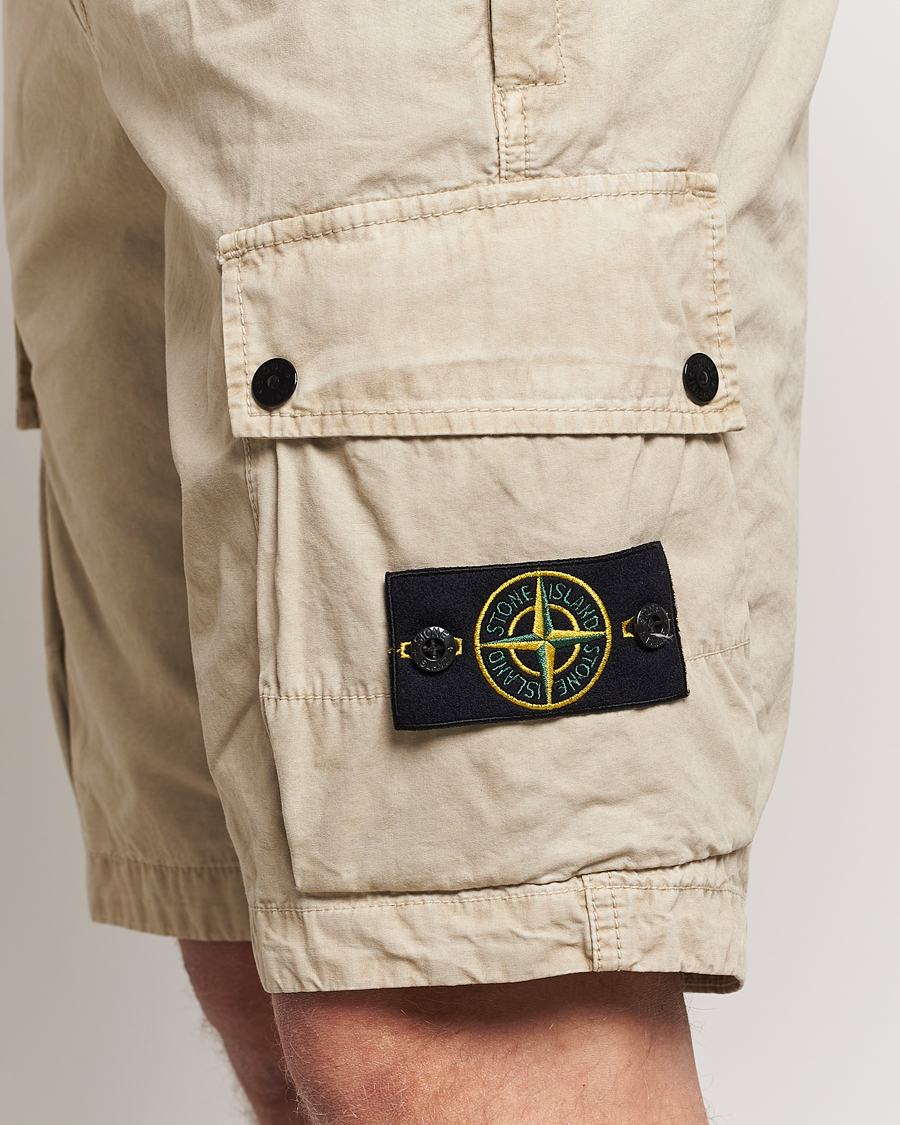 Herr | Shorts | Stone Island | Brushed Cotton Canvas Cargo Shorts Sand