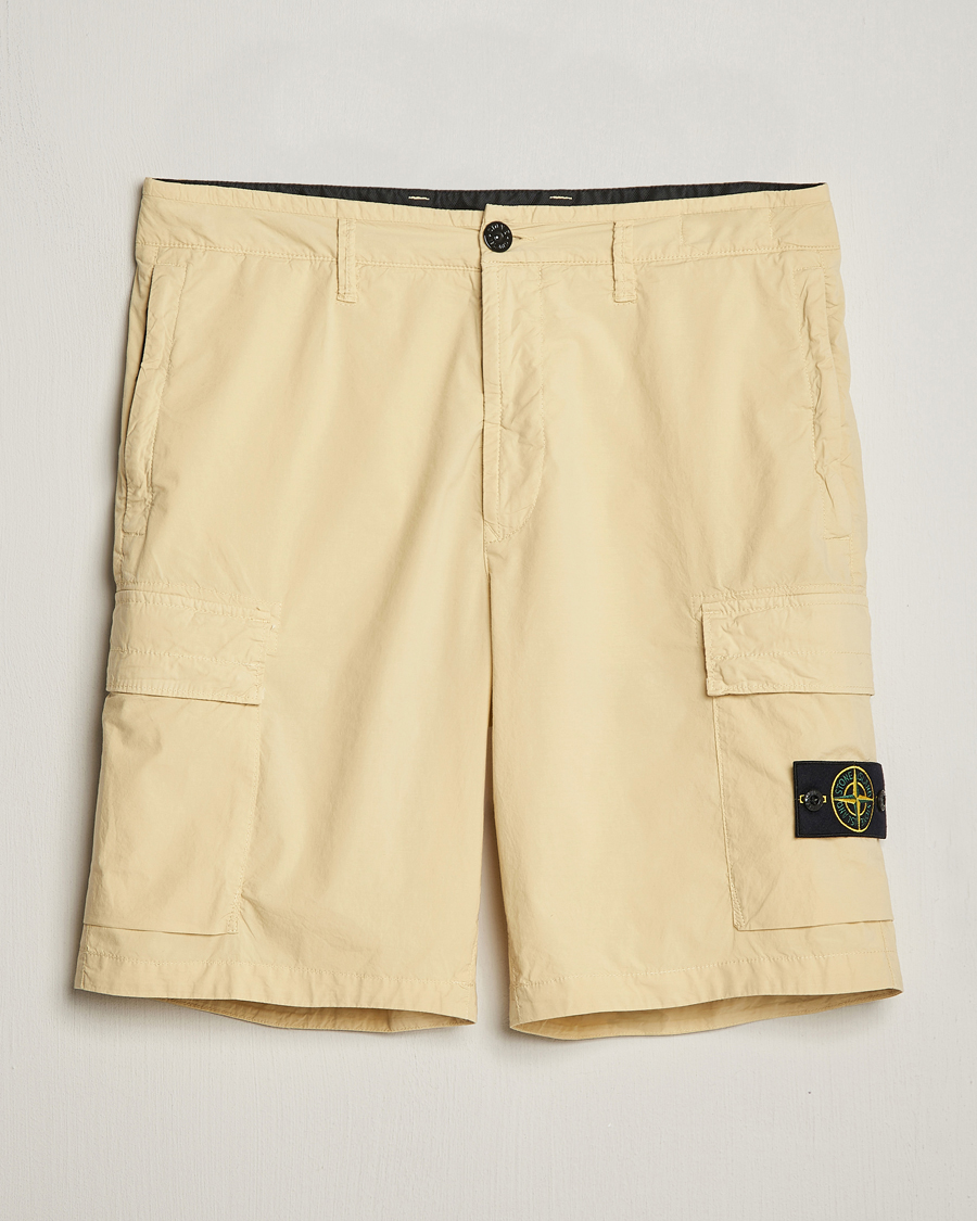 Herr | Shorts | Stone Island | Stretch Cotton Tela Regular Fit Cargo Shorts Beige
