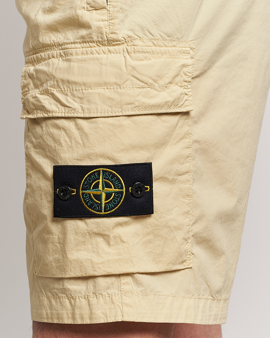 Herr | Shorts | Stone Island | Stretch Cotton Tela Regular Fit Cargo Shorts Beige