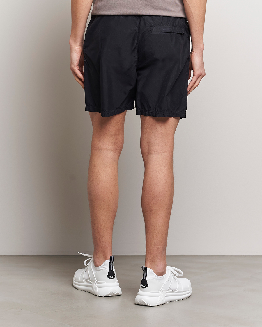 Herr | Badbyxor | Stone Island | Brushed Nylon Swimshorts Black