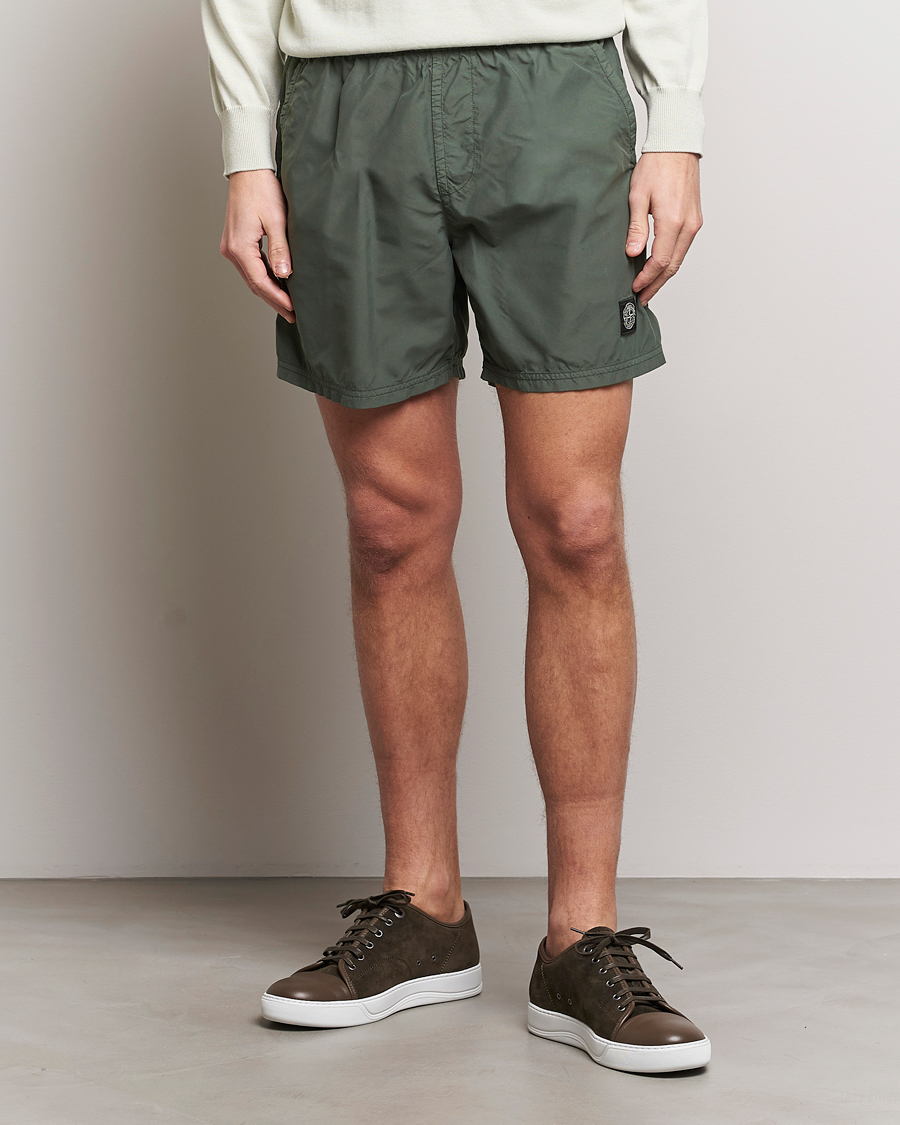 Herr | Stone Island | Stone Island | Brushed Nylon Swimshorts Musk