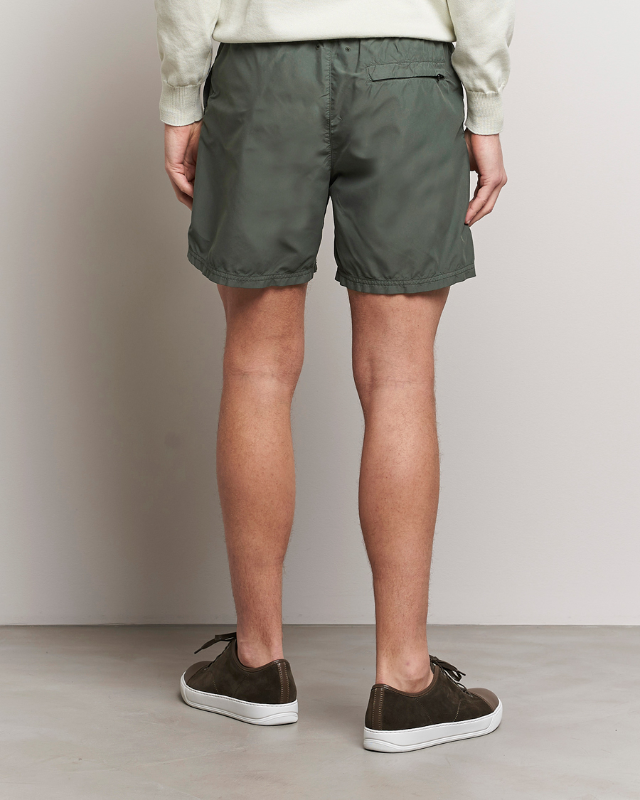 Herr | Badbyxor | Stone Island | Brushed Nylon Swimshorts Musk
