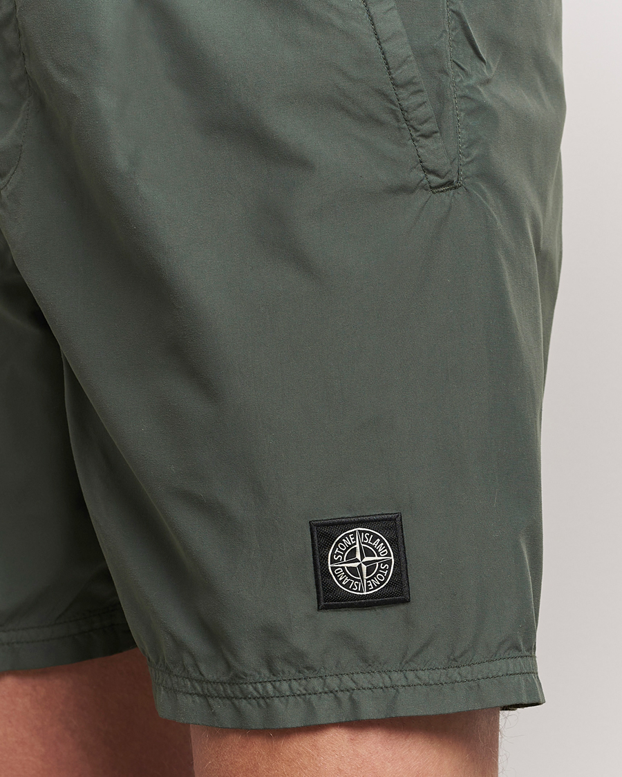Herr | Badbyxor | Stone Island | Brushed Nylon Swimshorts Musk