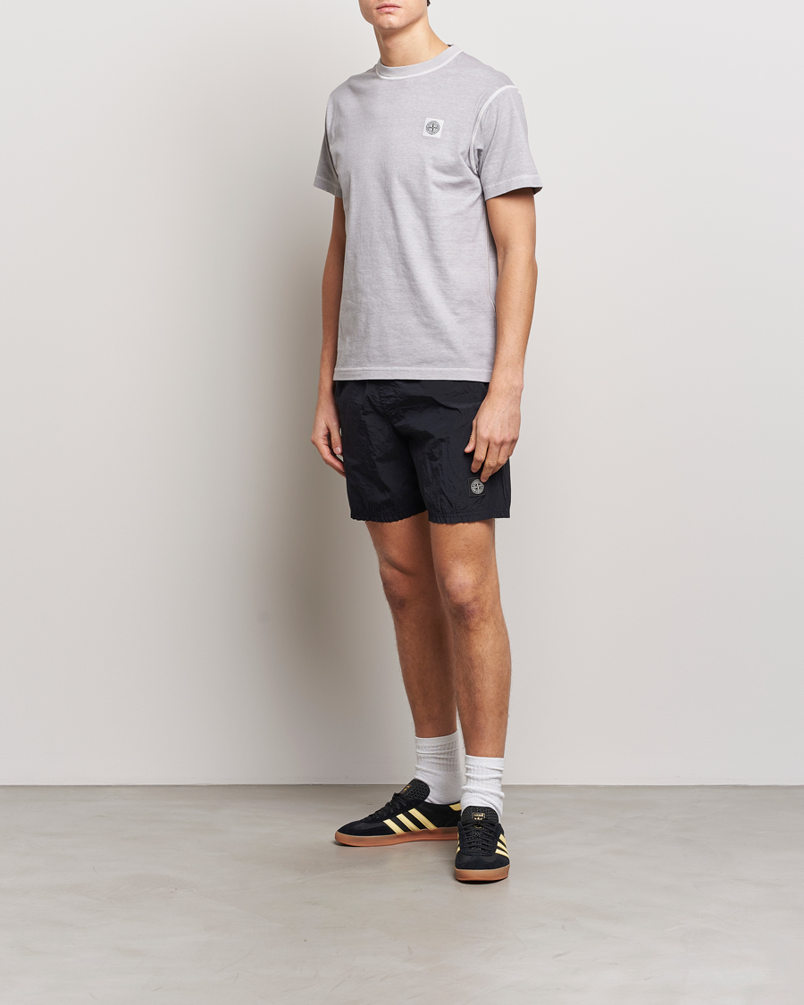 Herr | Badbyxor | Stone Island | Nylon Metal Econyl Swimshorts Navy Blue