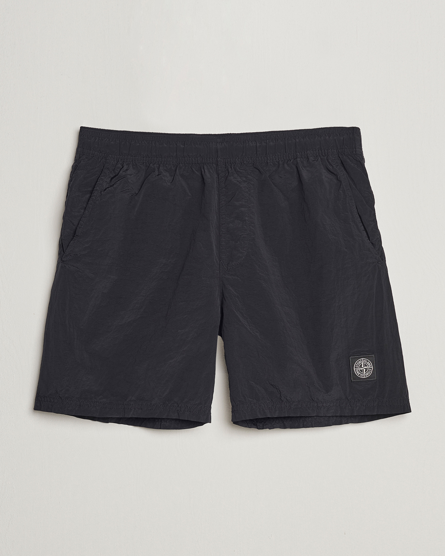 Herr | Badbyxor | Stone Island | Nylon Metal Econyl Swimshorts Black