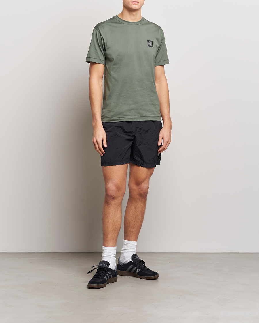 Herr | Badbyxor | Stone Island | Nylon Metal Econyl Swimshorts Black