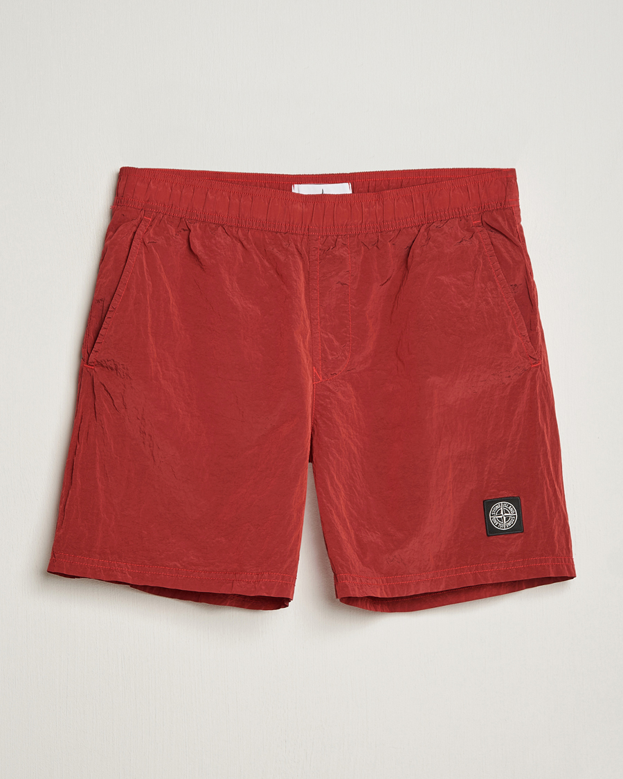 Herr | Badbyxor | Stone Island | Nylon Metal Econyl Swimshorts Red