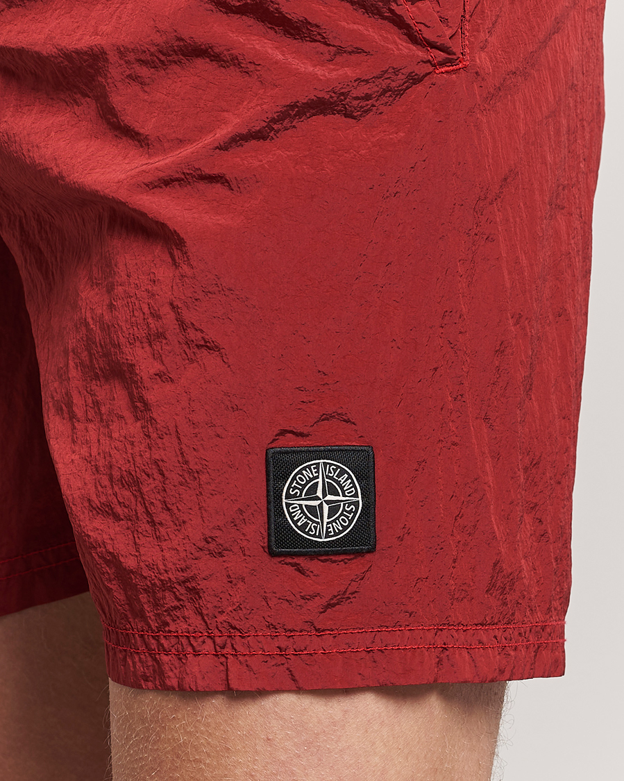 Herr | Badbyxor | Stone Island | Nylon Metal Econyl Swimshorts Red